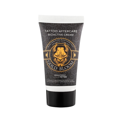 Aloe Tattoo Gold Bloom Nouvelle formule Tubes de soin après traitement sur Présentoir 12x 30 g