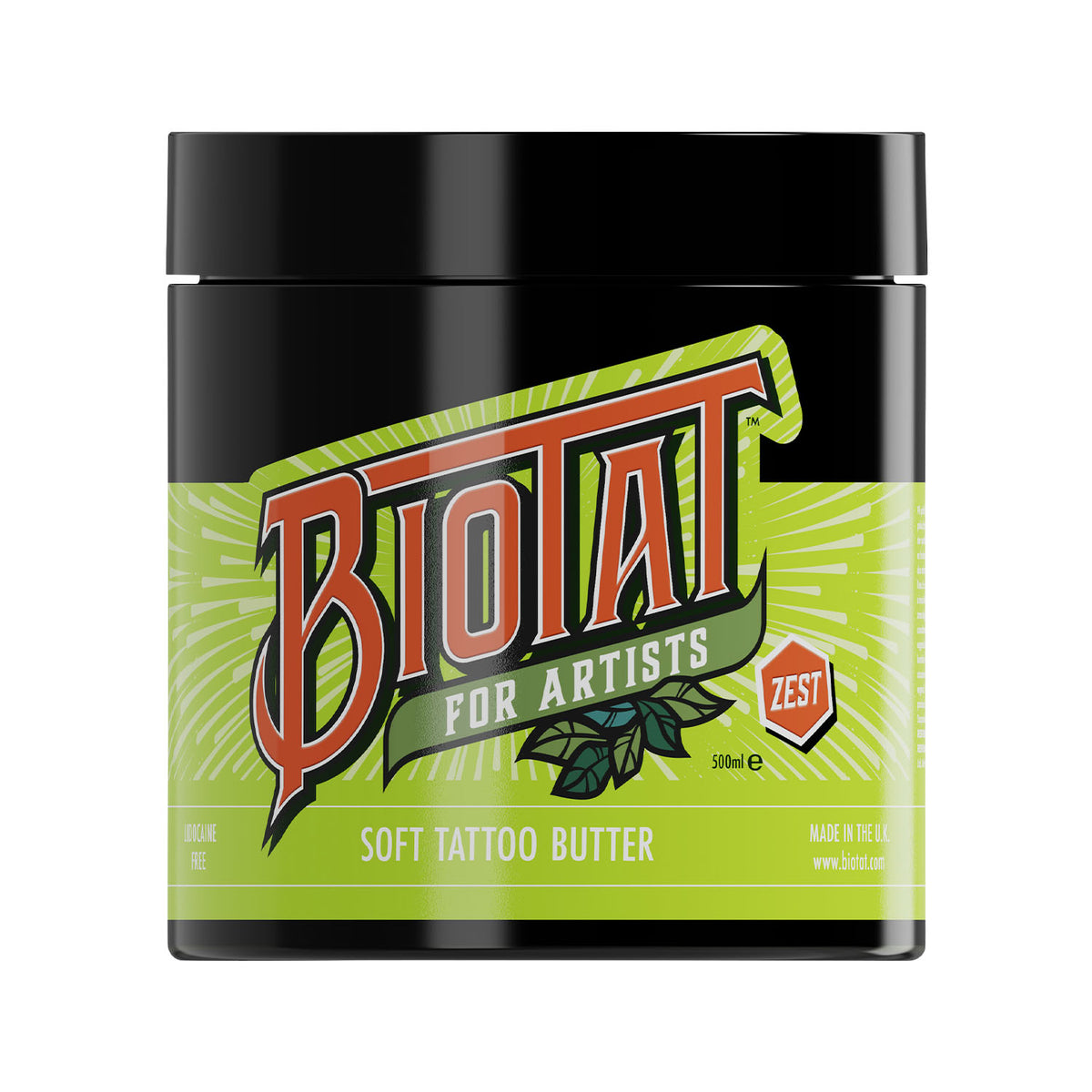 BIOTAT Beurre Doux Tattoo Zest 500 ml