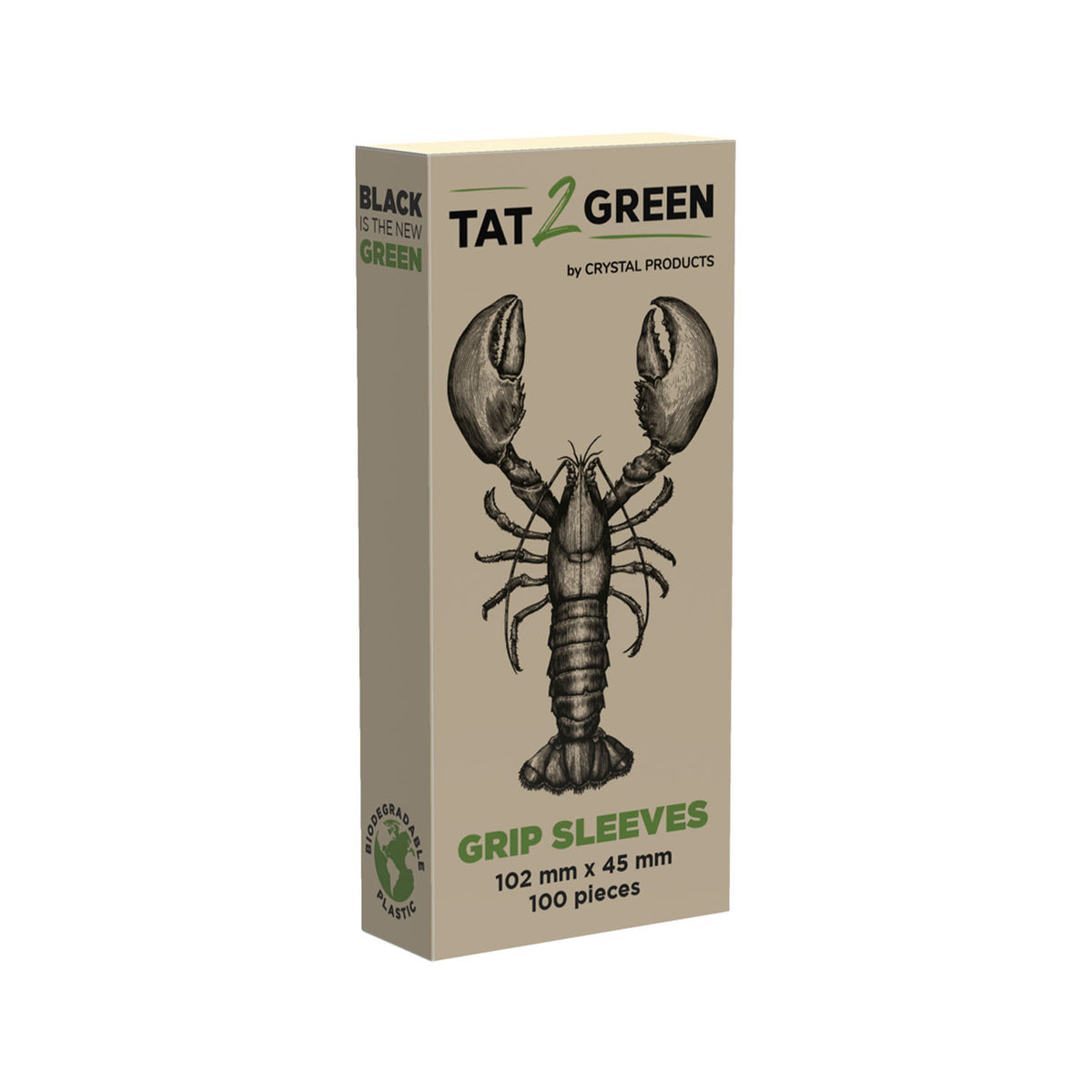 Boîte de 100 Tat2Green - Gaines de Protection pour Manchons Noirs