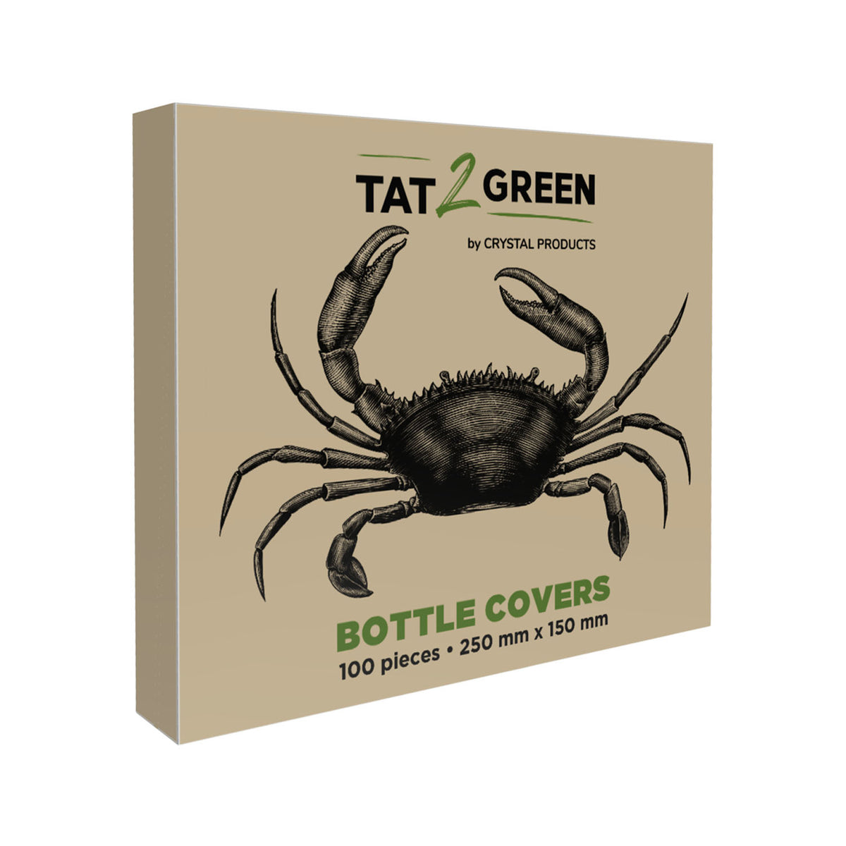 Boîte de 100 Tat2Green - Gaines de protections pour Bouteilles Noirs