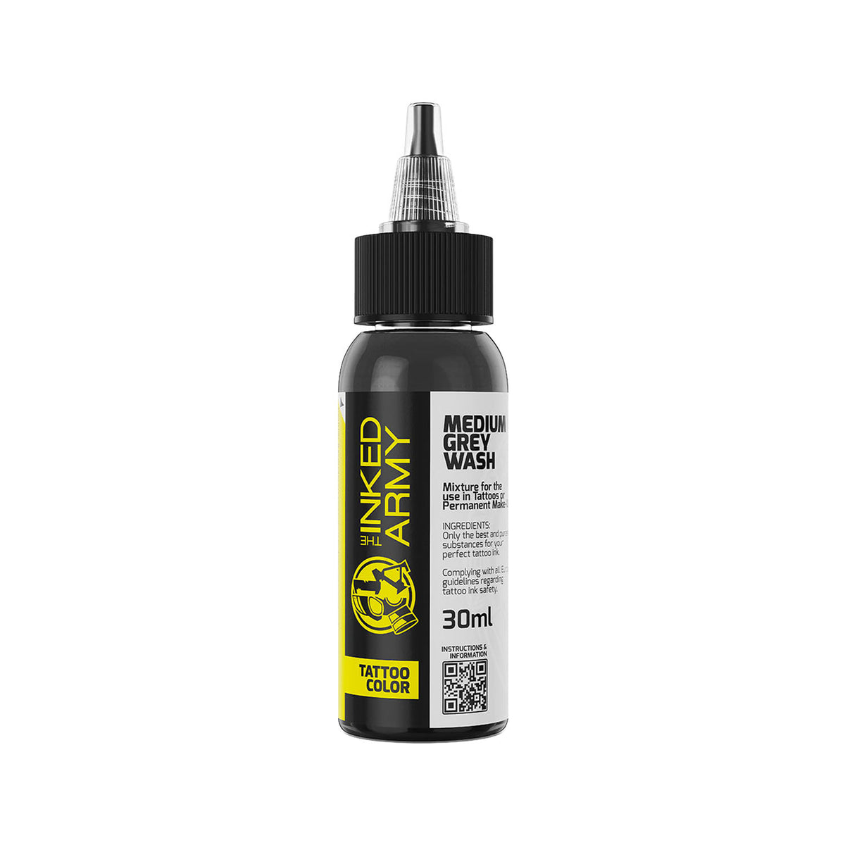 The Inked Army - Tattoo Color - Medium Grey Wash