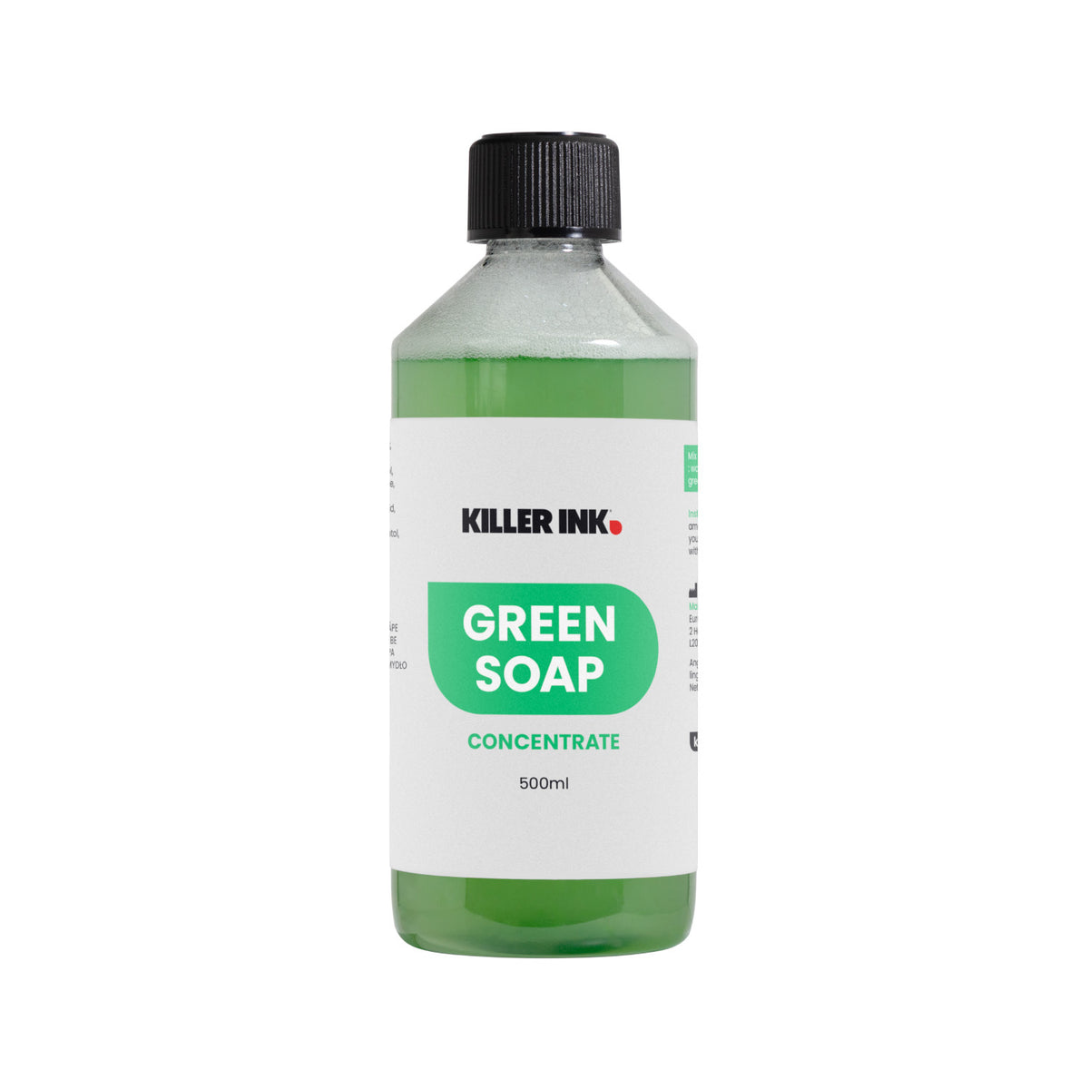 Killer Ink - Savon vert concentré pour tatouage (500ml)
