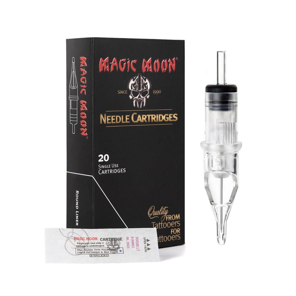 Boite de 20 cartouches Magic Moon 0,30mm Bugpin - Round Liner