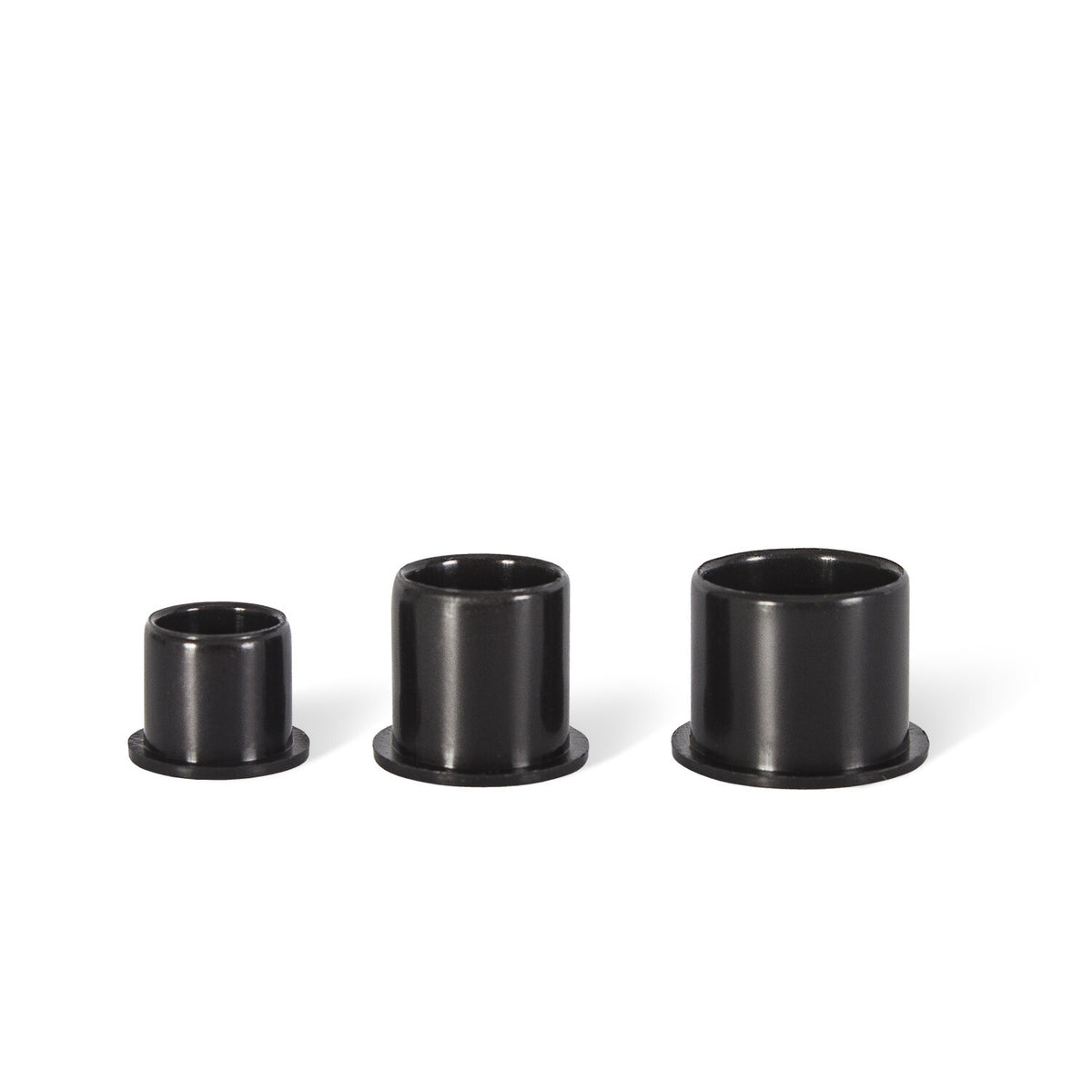 Pack de 250 Godets Anti-Dérapants - Noir (taille au choix)