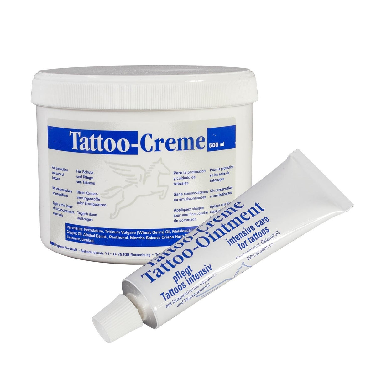 Crème pour Tatouage Pegasus - Crème cicatrisante professionnelle pour tatouage