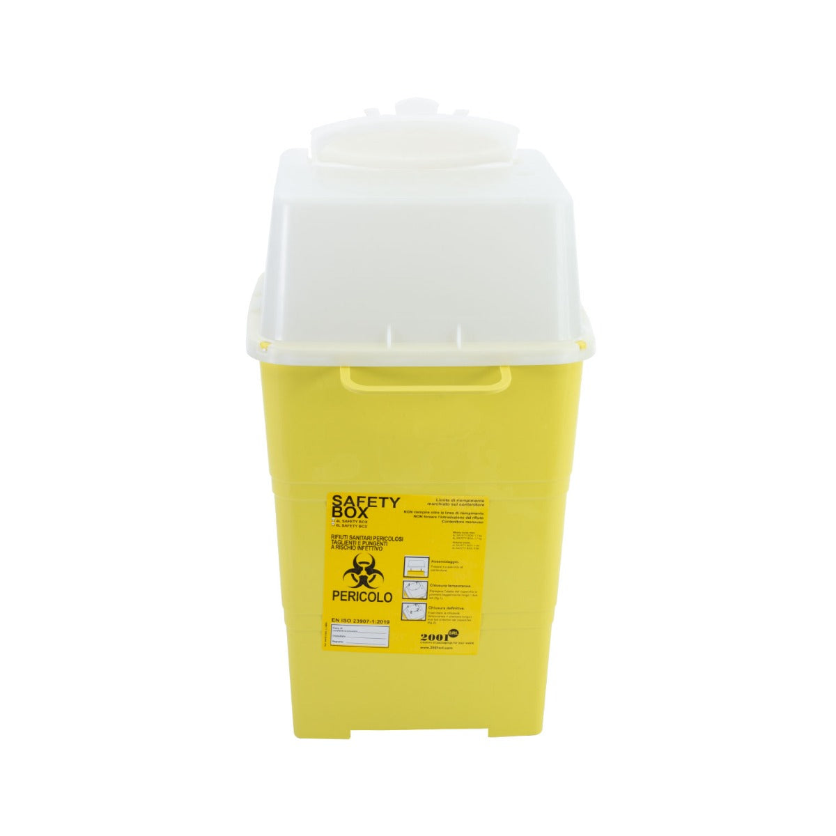 Poubelle pour aiguille de tatouage Line Sharps 6 L (ISO-23907:2019)