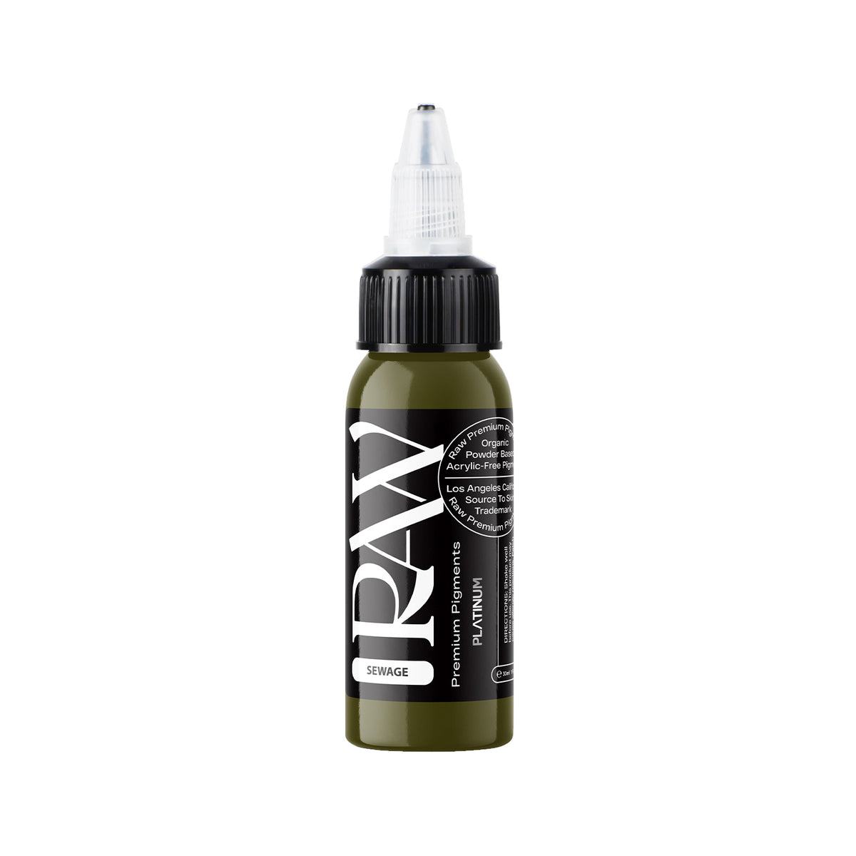 Encre de tatouage Raw Pigments Platinum - Sewage - 30 ml