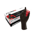 Boite de 100 gants Unigloves manches longues latex - Noir