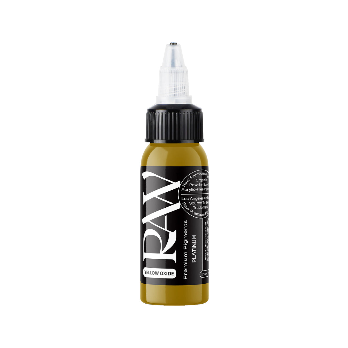 Encre de tatouage Raw Pigments Platinum - Yellow Oxide - 30 ml